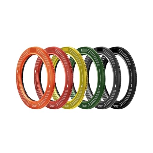 Anillos elevadores 67-82mm para adaptar filtros de cámaras fotográficas en color negro
