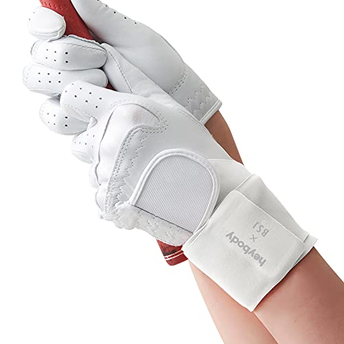 heybody Slim Air Golf Wrist Support Strap (White) | Fitness Golf Tennis Carpal Tunnel Arthritis Wrist Pain Relief Injury Prevention | Comfortable Fit Elastic Material | Breathable Fabric