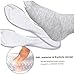 3 Pairs Arch Support for Sandals, Non-Slip Self Adhesive Sandal Insoles Gel Arch Support Cushion Improve Fit and Relieves Pain from Plantar and Flat Feet