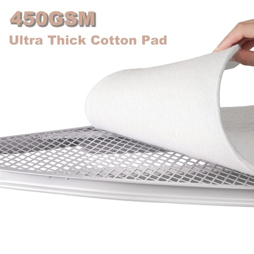 Image of SheeChung Ironing Board Pad Only,Fit Ironing Boards Up to 57 inchx21 inch,Cut to Desired Sizes,450G /M Ultra Thick Replaceable Ironing Padding,Universal Premium Felt Ironing Board Pad