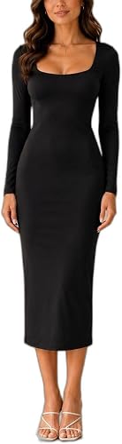 Womens Long Sleeve New Feeling Bodycon Dress-