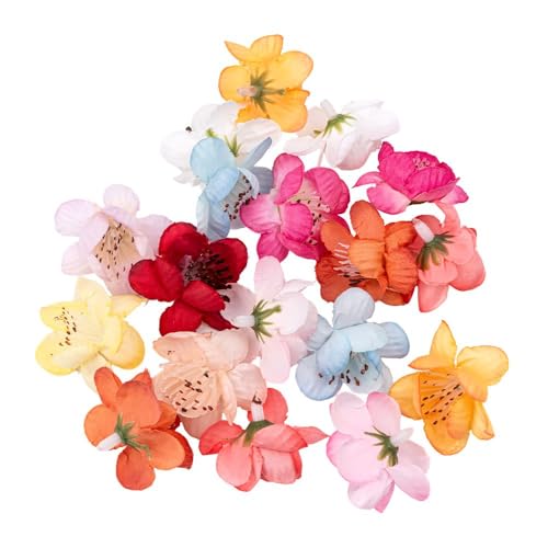 Ideen mit Herz Fleurs décoratives | Fleurs artificielles | Têtes de fleurs | Variétés diverses | env. Ø 4-5 cm (Mélange de couleurs 9 - ⌀4 cm - 18...