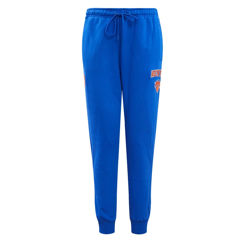 Pro Standard Womens NBA New York Knicks Classic Chenille Sweatpant Royal Blue XL