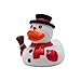 Produktbild LiLaLu 8 x 8 cm/50 g Sammler und Baby Schneemann Gummi Ente Badespielzeug
