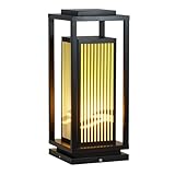 【Installation facile et rapide】Ce lampadaire d'extérieur se raccorde directement au réseau électrique (110-240 V CA). | Non solaire | Compatible avec les ampoules Edison à culot moyen E26/E27 (60 W maximum), les ampoules LED, fluocompactes et incandescentes ne sont pas incluses. La lampe Stigma est livrée avec tout le matériel de montage nécessaire pour une installation simple et rapide.