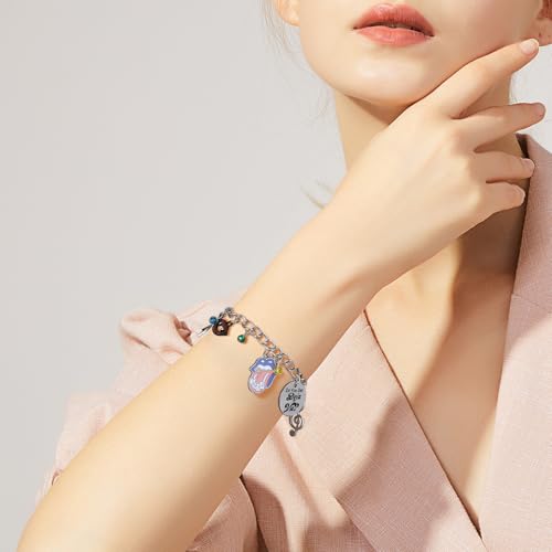 Music Bracelet Singer Fans Gifts Stainless Steel Sour Bracelets Jewelry For Women3