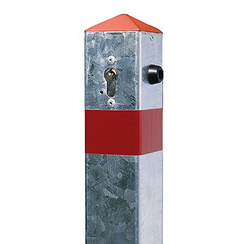 Lockpost Sta Plata Inclinable, Z. Augure - Urbanus En Oferta El Bloqueo De Poste De Acero, 70 X 70 Mm Quadr., De Una Forma Aufsc Hrauben, Televisores, Con Perfil De-Zylinderschloá