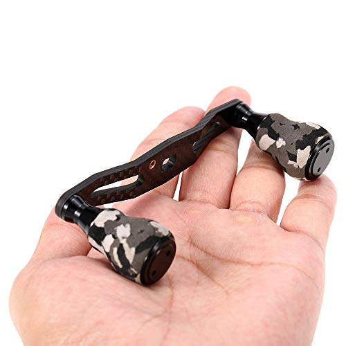 image for Lixada Carbon Fiber Fishing Reel Handle Baitcasting Trolling Reel Rock
