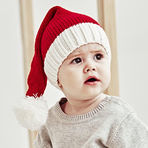 Christmas Hat Family Matching Winter Warmer Mother & Baby Knit Cap Xmas Parent-Child Warm Knit Skull Cap Santa Crochet Hats3