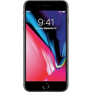 Apple iPhone 8 Plus, 64GB, Space Gray – Unlocked (Renewed)