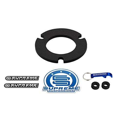 Supreme Suspensions - 0.5" Driver Side Lean Spacer for 1995-2004 Toyota Tacoma and 1996-2002 Toyota 4Runner 2WD 4WD - High-Strength Steel Spacer - Fix Uneven Ride Height
