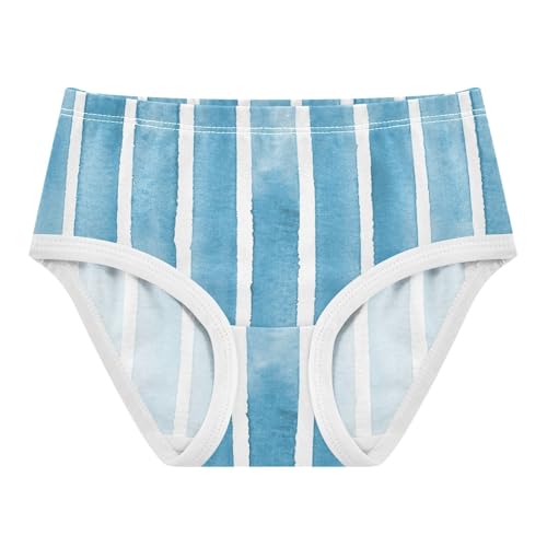 Cotton Panties Elastic Waistband Panties Organic Underpants for Baby Girls in Sizes 2T,3T, 4T, 5T, 6Y and 8Y