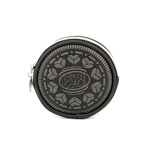 Oh My Pop Oh My Pop! Black Cookie-Round Purse Coin Pouch, 12 cm;,Black2