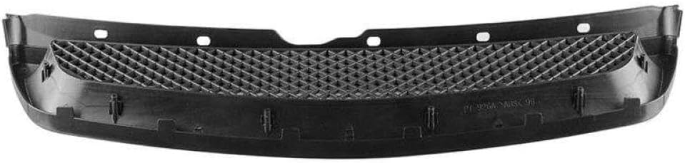 Car Front Hood Mesh Grille Bumper Compatible with Civic EK CX DX EX HX LX Type R 1999 to 2000 Model Racing Style Grille Insert