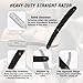 blume Straight Edge Cut Throat Razor for Men Shaving and Professional Barbers –Light Weight Razor - Moustache & Beard Shaving (Black)