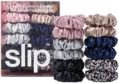 Slip Silk Minnie Scrunchies, Classic Colors - Set of 6 | Gentle on Hair
