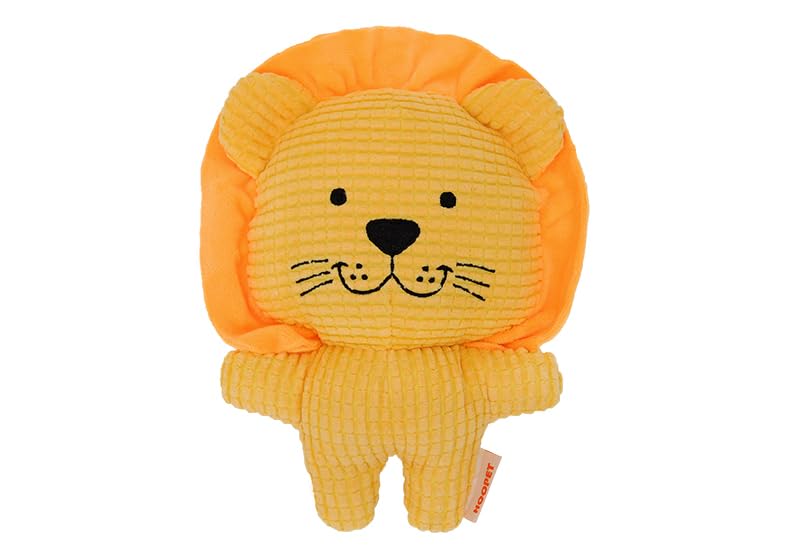 Juguete de peluche para perros con chirriador, juguete suave para masticar perros pequeños y cachorros, juguete de peluche para mascotas con relleno de algodón PP, duradero e interactivo para jugar en