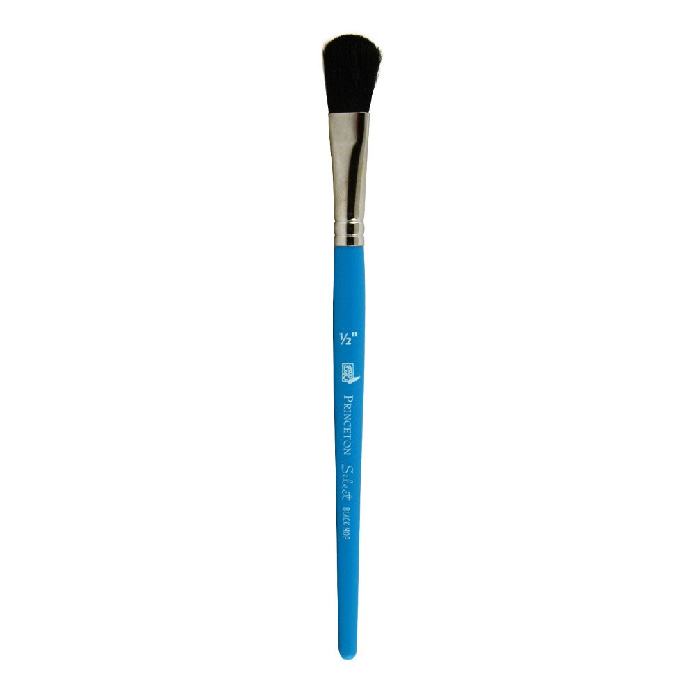 Princeton Art & Brush Synthetic Select Natural Hair Brush-Mop 1/2-inch Width
