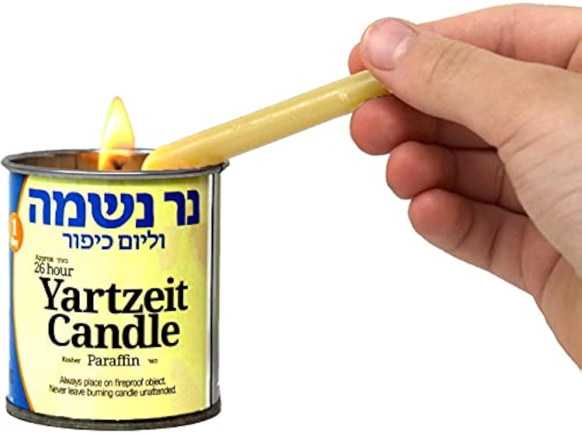 One Day Yahrzeit Candles, 12 Pack Kosher Memorial