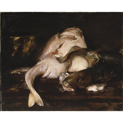 Impression giclée Nature morte avec poisson William Merritt Chase 61x81cm