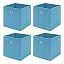 Set of 4 Blue Eyelet