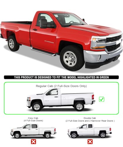 Estribos laterales APS para Chevy Silverado y GMC Sierra miniatura 2