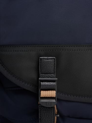 Image of Tommy Hilfiger Men's Lightweight Messenger Laptop Bag With Buckle and Adjustable Strap