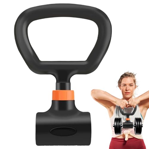 Convertidor de pesas rusas con mancuernas, mango de agarre de mancuernas, accesorios de entrenamiento, accesorio de equipo de ejercicio ajustable para levantamiento de pesas, entrenamiento de fuerza