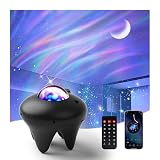 Galaxy Moon Projector, Star Night Light Projector Built-in Bluetooth Speaker, Timer and Remote Control, Night Light...