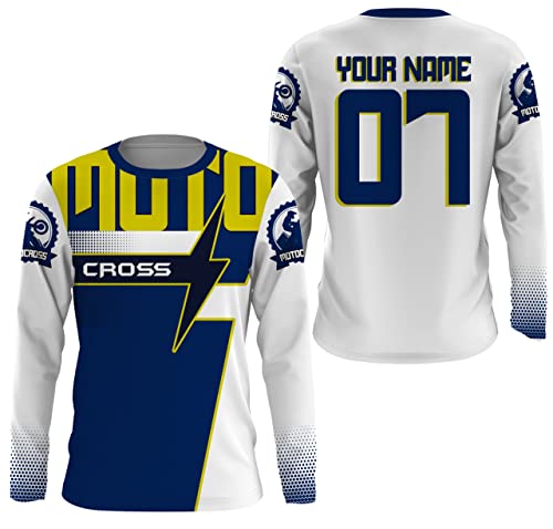 Custom Motocross Jersey UPF30+ Men Women Kid Dirt Bike Racing Shirt Off-Road Motorcycle Shirt NMS1287