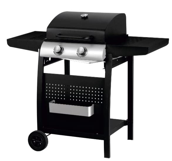 Barbacoa De Gas Con 2 Quemadores En Oferta Mercagas Mt02409 - Barbacoa 2 Quemadores Gas Ligera