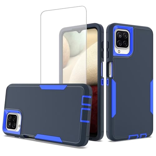 Coque Samsung A12 anti-chute avec support magnétique voiture et verre