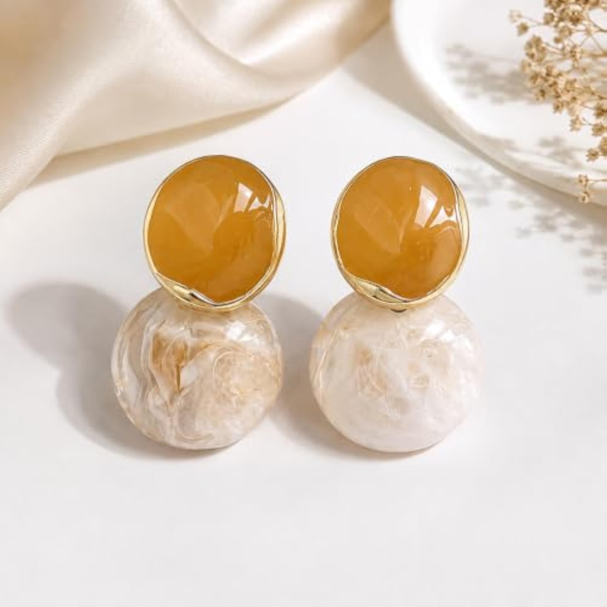 Women's Stone Ear Cuff Earrings, Stylish Design