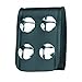 Gould & Goodrich B129-4Wbr Quad Snap Belt Keeper (Pack of 4) (Black Weave)