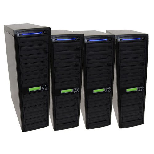 Image of Produplicator 1 to 40 CD DVD SATA Daisy Chain Duplicator with 500GB HDD