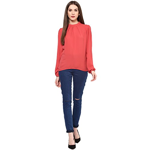 Image of Harpa Round Neck Solid Tops