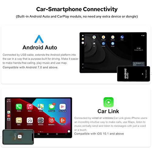 Joying Navigation Car Stereo 11.6 Inch Octa Core Single Din Android Auto Radio Car In-Dash Navigation Gps Units With Full-Fit 1920X1080 Screen 8Gb+128Gb Support Bluetooth 5.1,Dvr,Obd2,Back-Up Camera #TOP6