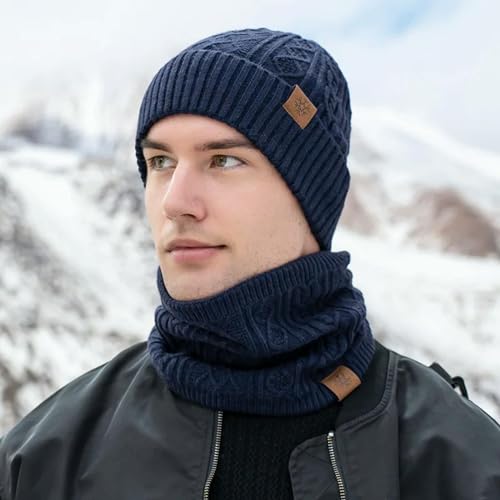 Conjunto bufanda gorro guantes calentadores de cuello invierno para moto 3