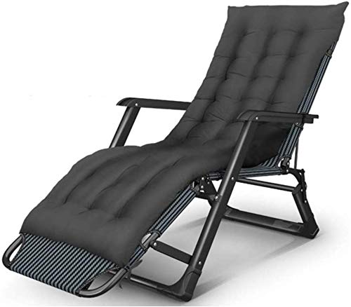 Chaise longue de jardin pliante pour camping et patio