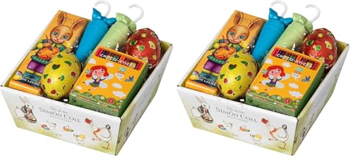 Cesta mediana Pascua chocolate con leche 88g - Simón Coll (Paquete de 2)