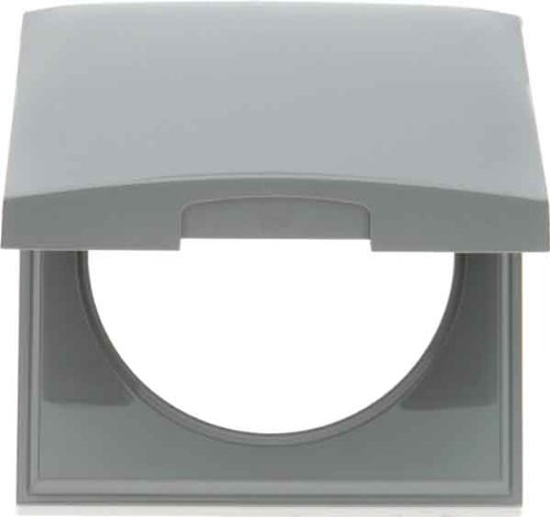 Preisvergleich Produktbild Hager INTEGRO Rahmen 1 Element mit Deckel grau