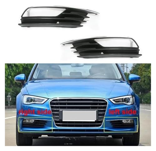 Grilles avant calandre avant A3 2014 2016 cache antibrouillard droit - 4