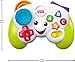 Fisher-Price Laugh & Learn Baby & Toddler Toy Game & Learn Controller Pretend Video Game with Music & Lights for Ages 6+ Months Multilanguage Version