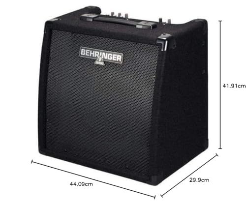 Behringer ULTRATONE K450FX Ultraflexibles 45-Watt-3-Kanal-PA-System/Keyboard-Verstärker mit FX- und FBQ-Feedback-Erkennung