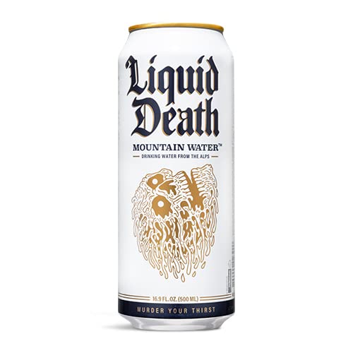 Liquid Death Still & Sparkling Mixed Pack (24 X 16.9 Oz Cans) #TOP1