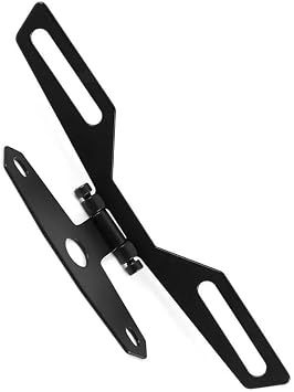 Universal metal taillight license plate bracket, motorcycle modified folding taillight/license plate bracket
