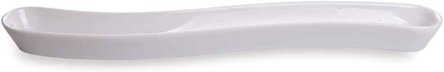 Review Discount Swerve 14 Ounce Olive Plate, 1 Curved Olive Tray - Small, Chip Resistant, White Porcelain Olive Canoe, Dishwasher Safe, For Snacks, Condiments, Or Appetizers - Restaurantware