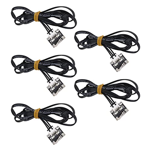 5PCS 3Pin Limit Switch with Cable for 3D Printers - Mechanical Endstop for CR10 Ender3, and Precise Position Sensor