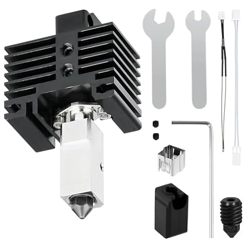 Kit Hotend actualizado para impresora 3D Bambu Lab X1/X1C, con bloque térmico de cobre chapado, disipador térmico de titanio, kit de boquilla de acero endurecido de 0,4 mm y bloque calefactor, Hotend | Ya disponible en tu tienda friki favorita! En mundofriki.es!