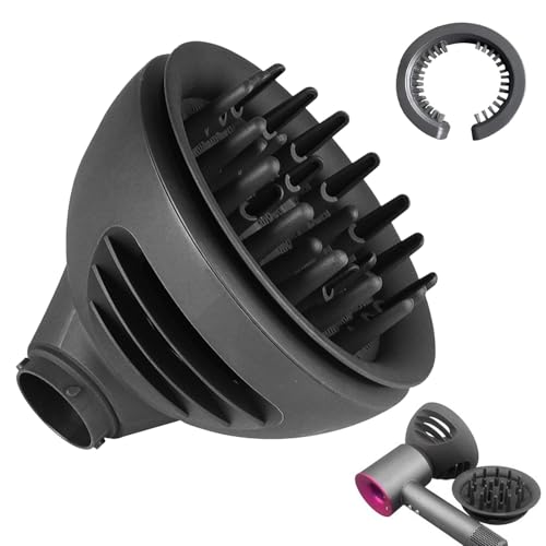 Universeller Diffusor-Aufsatz für Locken und Volumen | Doppelfunktion mit 360° Luftstrom | Kompatibel mit Dyson Airwrap ...